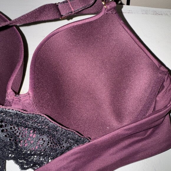 Soma Embraceable Full Cov Geo Lace Racerback Underwire Lined Bra Size 38C - Picture 11 of 11